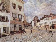 Alfred Sisley Market Place at Marly oil painting artist